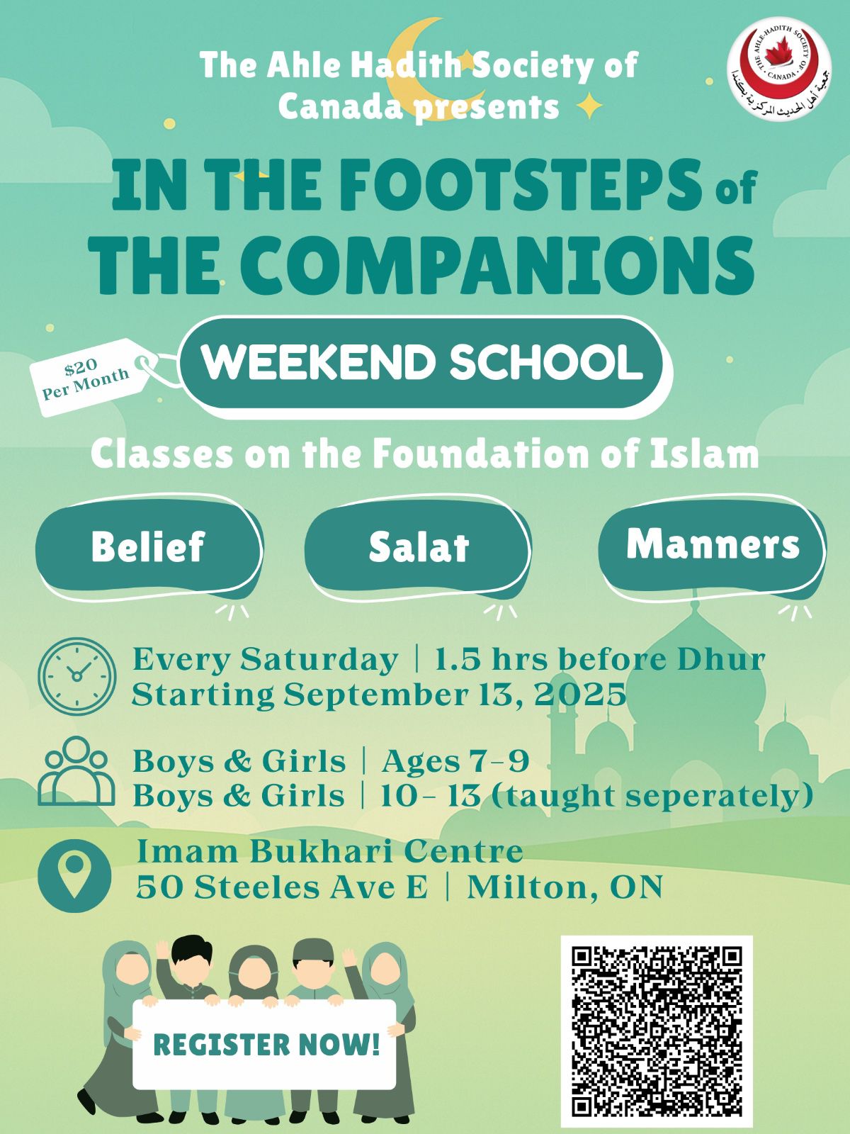 In the Footsteps of the Companions - Weekend School